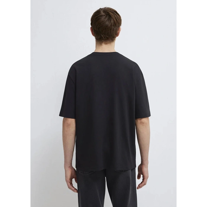 Mavi 0613130 0 Yaka Erkek Tshirt - Siyah