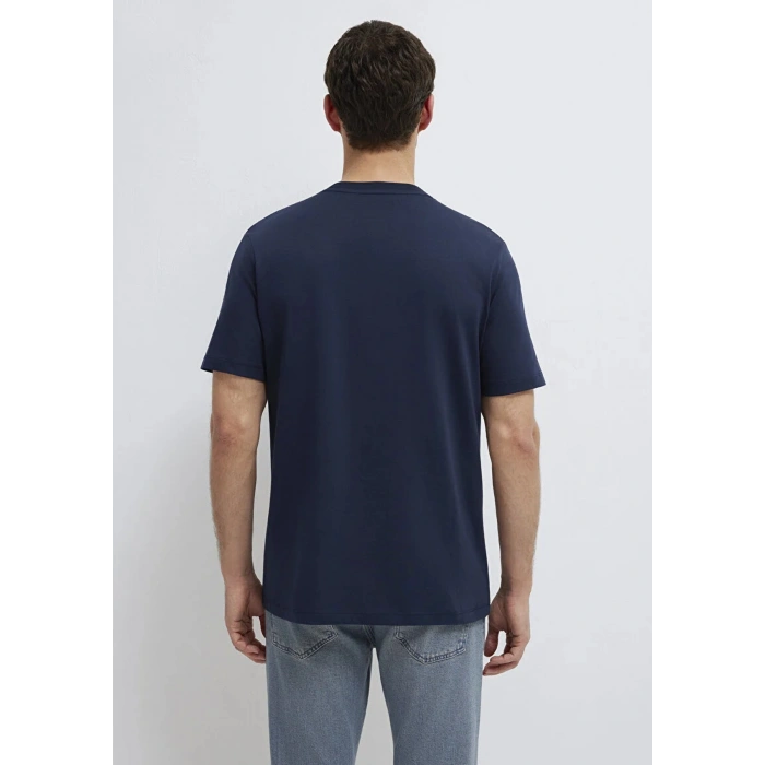 Mavi 0613135 0 Yaka Erkek Tshirt - Lacivert