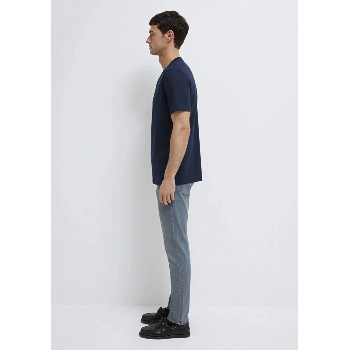 Mavi 0613135 0 Yaka Erkek Tshirt - Lacivert