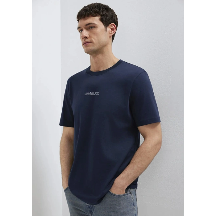 Mavi 0613135 0 Yaka Erkek Tshirt - Lacivert