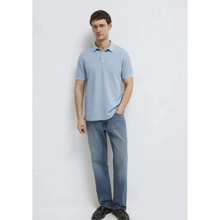 Mavi 0613151 Yakali Erkek Tshirt - Mavi