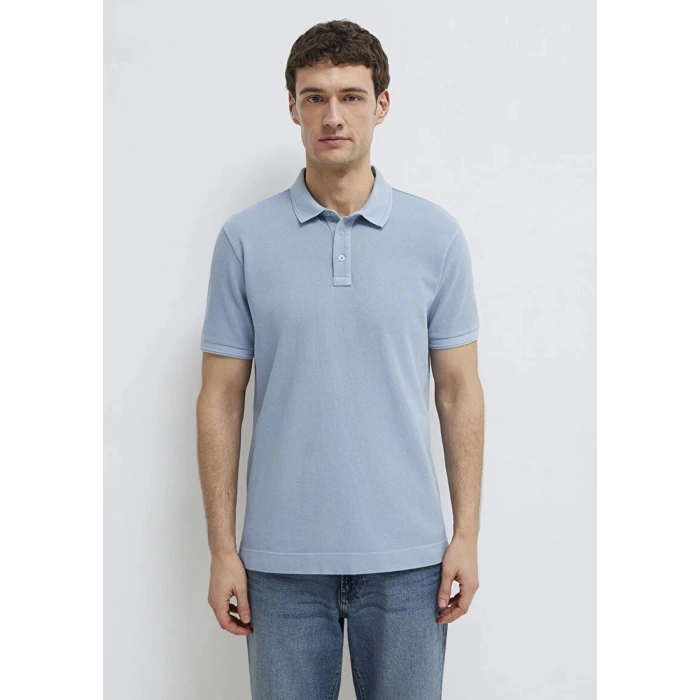 Mavi 0613151 Yakali Erkek Tshirt - Mavi