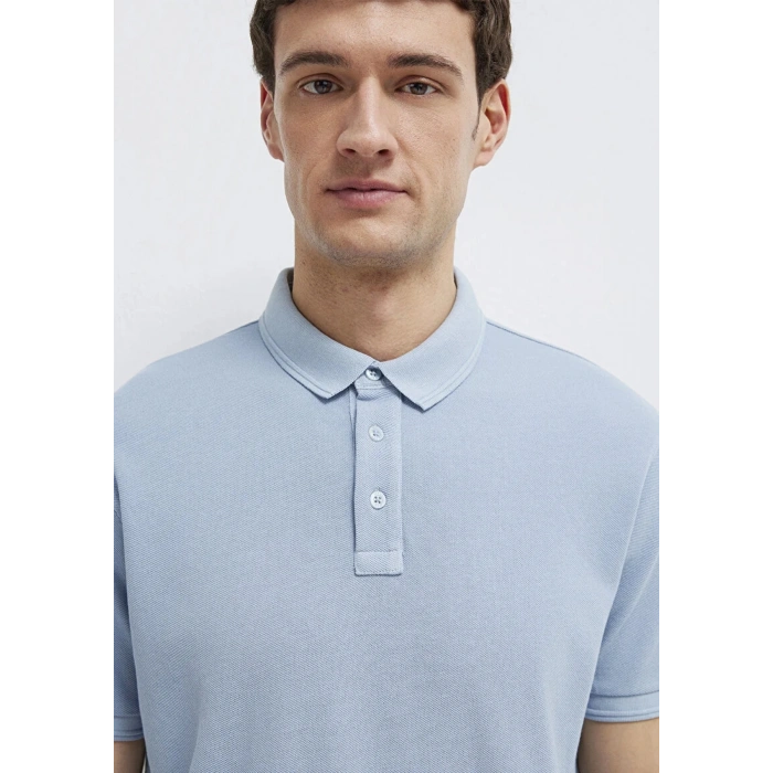 Mavi 0613151 Yakali Erkek Tshirt - Mavi