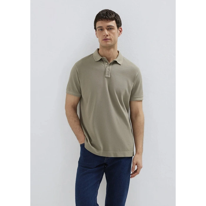 Mavi 0613151 Yakali Erkek Tshirt - Yesil