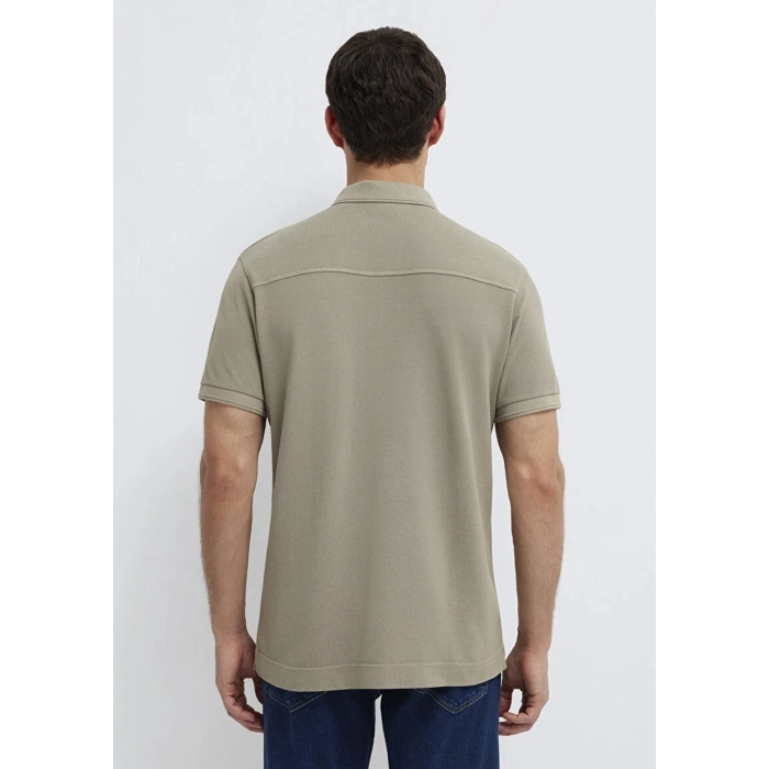 Mavi 0613151 Yakali Erkek Tshirt - Yesil