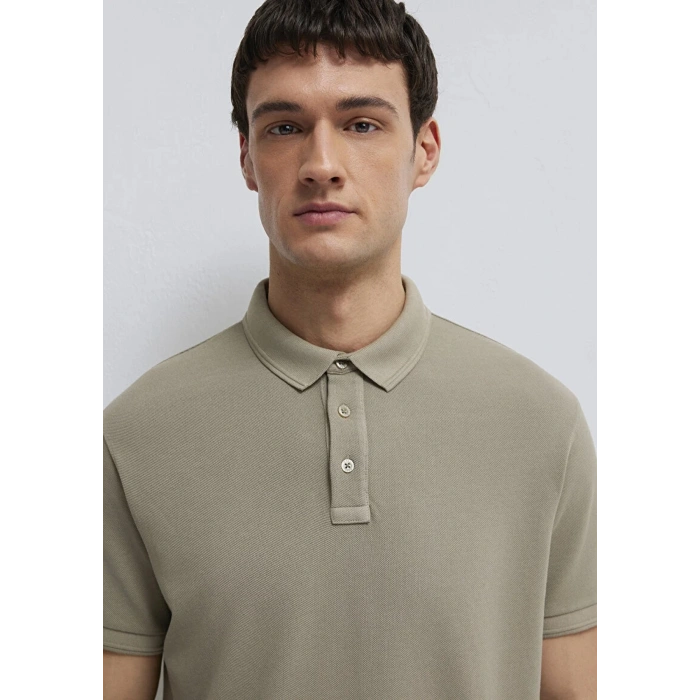 Mavi 0613151 Yakali Erkek Tshirt - Yesil