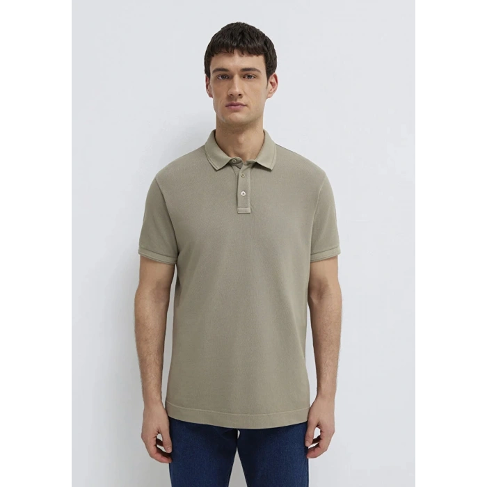 Mavi 0613151 Yakali Erkek Tshirt - Yesil