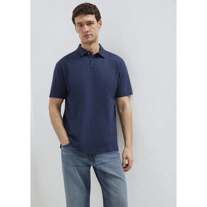 Mavi 0613152 Yakali Erkek Tshirt - Lacivert