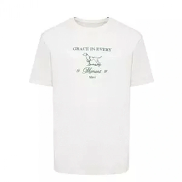 Mavi 0613159 0 Yaka Erkek Tshirt - Krem Yesil