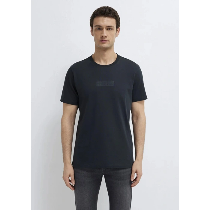 Mavi 0613270 0 Yaka Erkek Tshirt - Lacivert