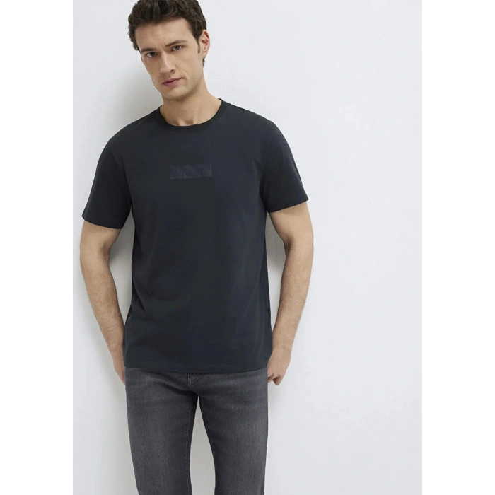 Mavi 0613270 0 Yaka Erkek Tshirt - Lacivert