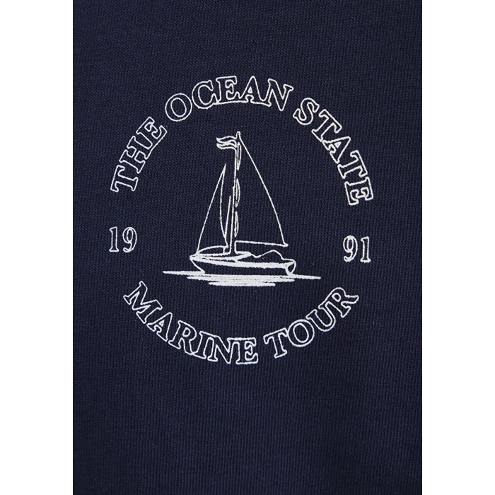 Mavi 0613282 0 Yaka Erkek Tshirt - Lacivert