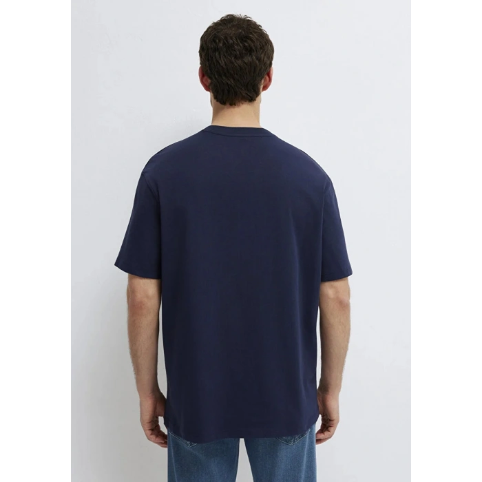 Mavi 0613282 0 Yaka Erkek Tshirt - Lacivert
