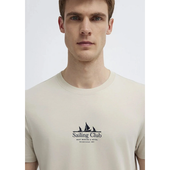 Mavi 0613284 0 Yaka Erkek Tshirt - Tas