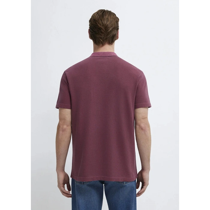 Mavi 0613311 Yakali Erkek Tshirt - Bordo