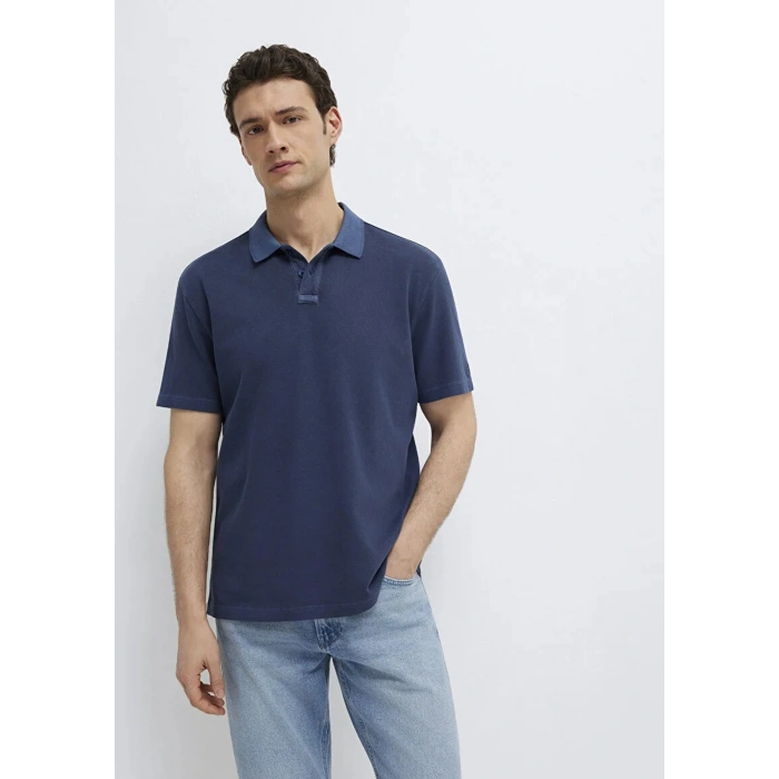 Mavi 0613311 Yakali Erkek Tshirt - Lacivert