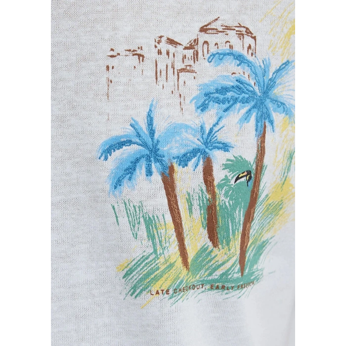 Mavi 0613321 0 Yaka Erkek Tshirt - Mavi