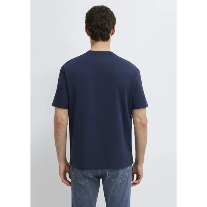 Mavi 0613339 0 Yaka Erkek Tshirt - Lacivert