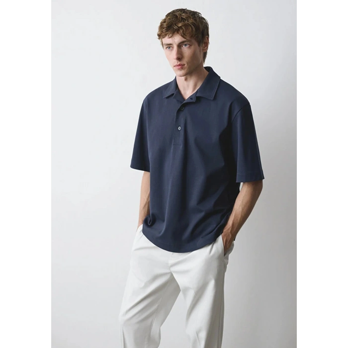 Mavi 0613344 Yakali Erkek Tshirt - Lacivert
