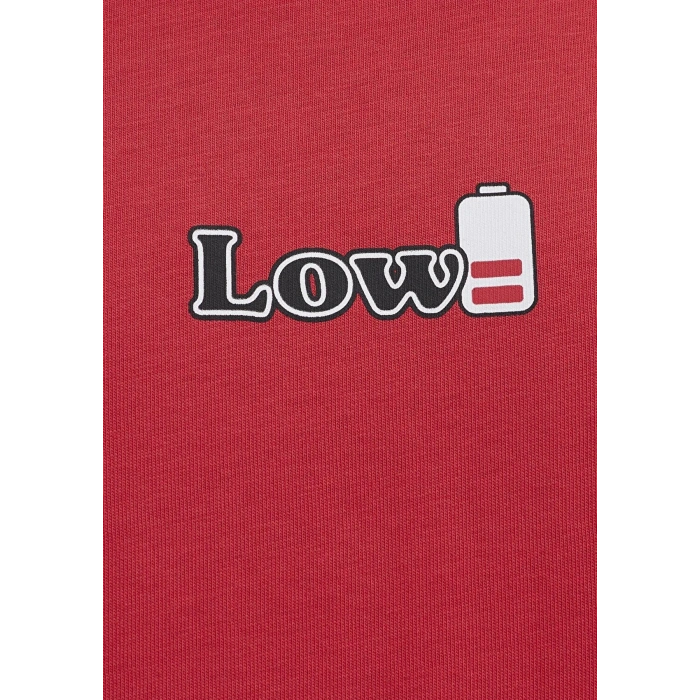 Mavi 0613376 0 Yaka Erkek Tshirt - Kirmizi