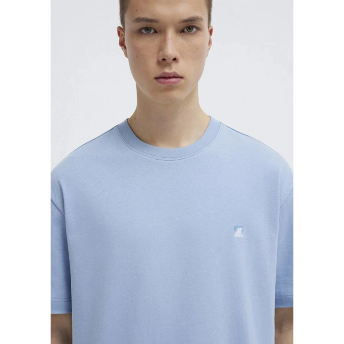 Mavi 0613443 0 Yaka Erkek Tshirt - Mavi