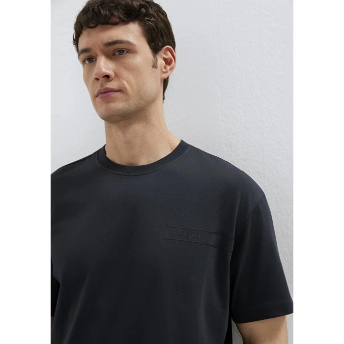 Mavi 0613589 0 Yaka Erkek Tshirt - Lacivert