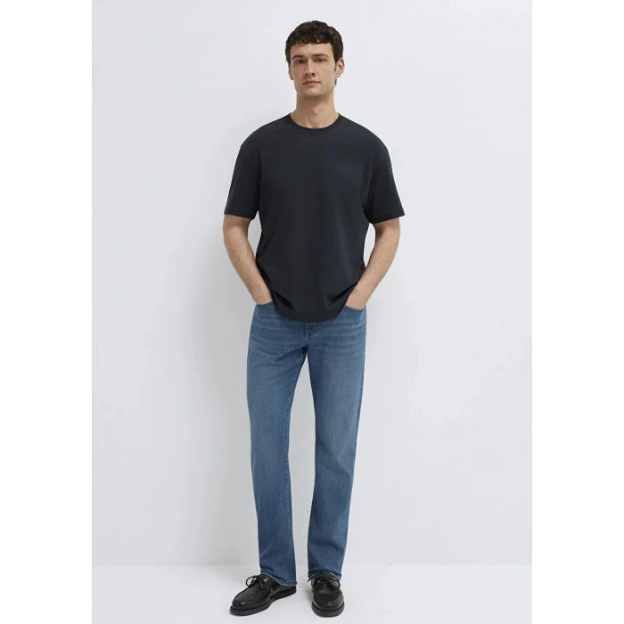 Mavi 0613589 0 Yaka Erkek Tshirt - Lacivert