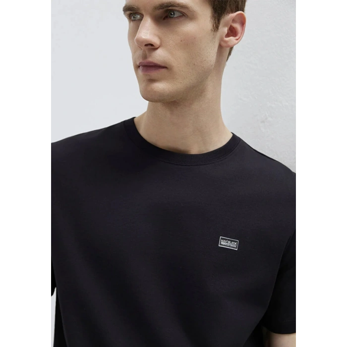 MAVI 0613660 0 YAKA ERKEK TSHIRT - SIYAH