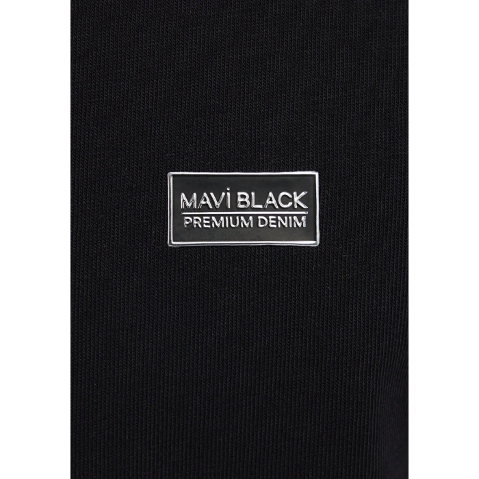 MAVI 0613660 0 YAKA ERKEK TSHIRT - SIYAH