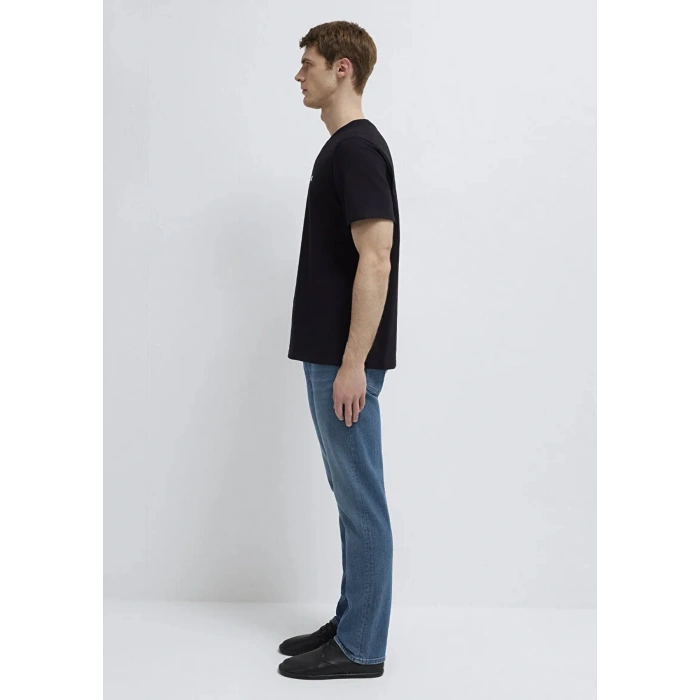 MAVI 0613660 0 YAKA ERKEK TSHIRT - SIYAH
