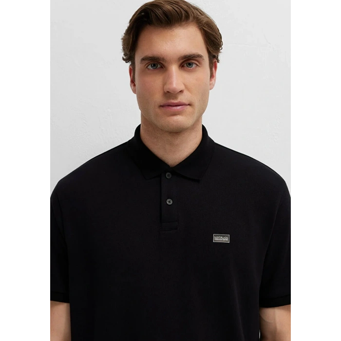 Mavi 0613661 Yakali Erkek Tshirt - Siyah
