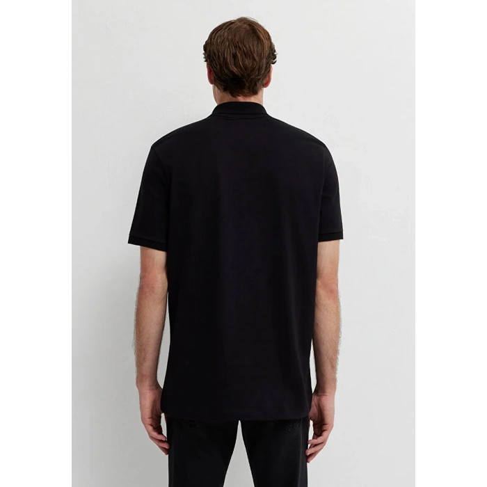 Mavi 0613661 Yakali Erkek Tshirt - Siyah
