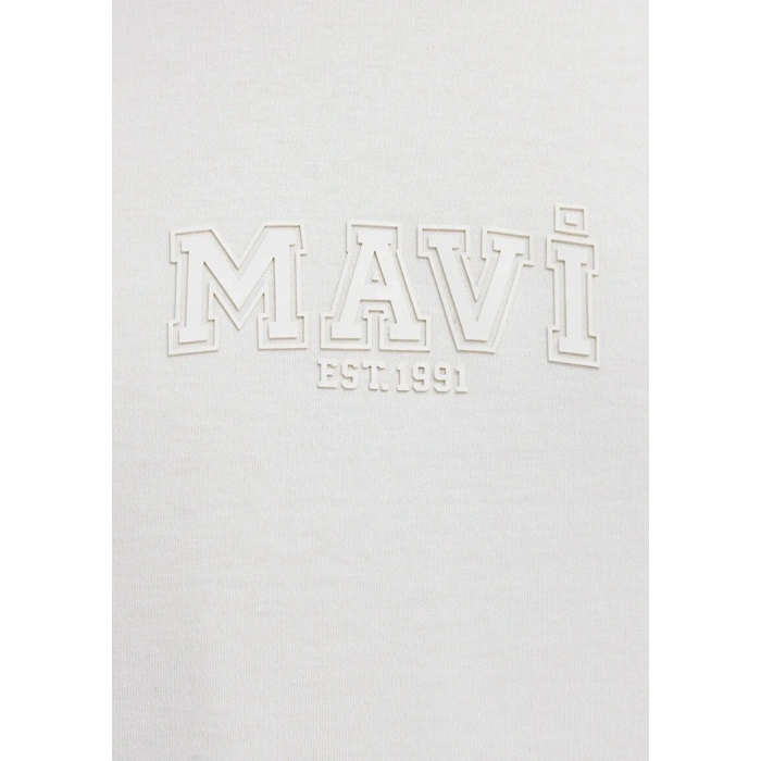 MAVI 0613662 0 YAKA ERKEK TSHIRT - BEYAZ