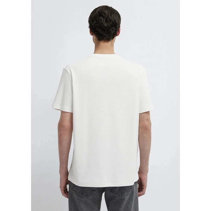 MAVI 0613662 0 YAKA ERKEK TSHIRT - BEYAZ