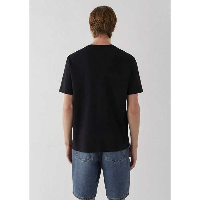 MAVI 0613662 0 YAKA ERKEK TSHIRT - SIYAH