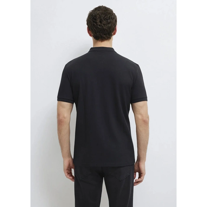 Mavi 064946 Yakali Erkek Tshirt - Siyah