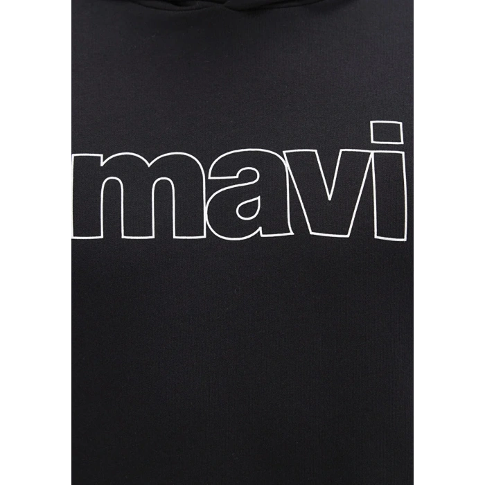 Mavi 065606 Kapsonlu Erkek Sweat - Siyah