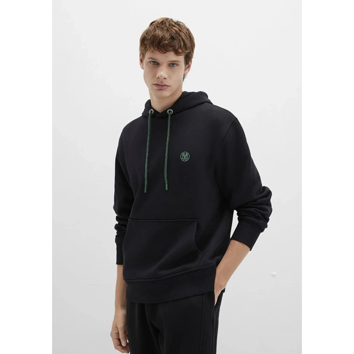 Mavi 065809 Kapsonlu Erkek Sweat - Siyah