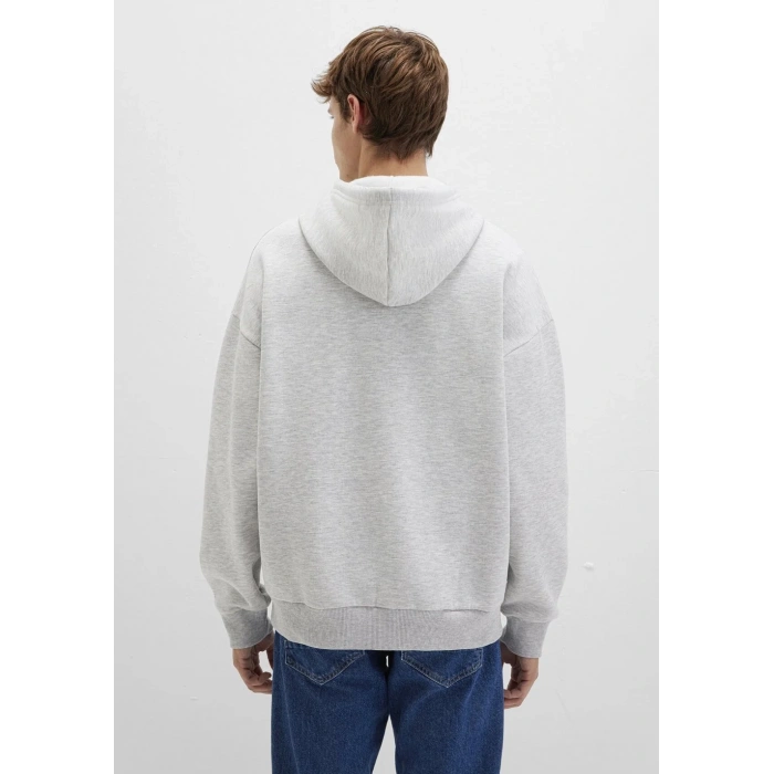 Mavi 067149 Kapsonlu Erkek Sweat - Gri