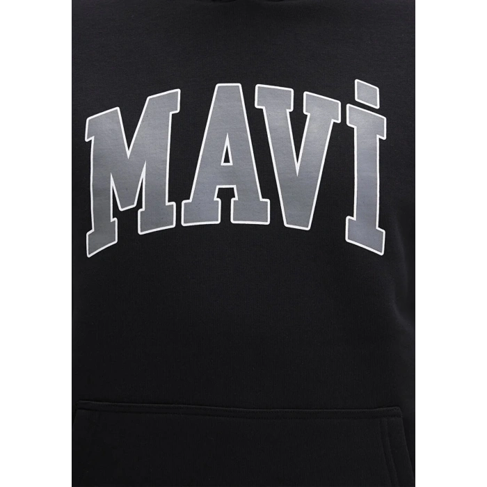 Mavi 067149 Kapsonlu Erkek Sweat - Siyah