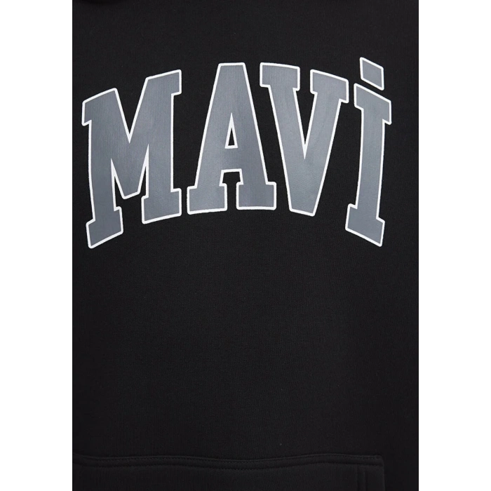 Mavi 067149 Kapsonlu Erkek Sweat - Siyah