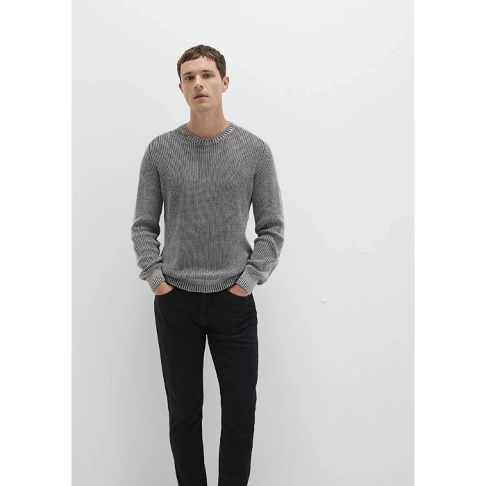 Mavi 070767 0 Yaka Erkek Triko - Gri