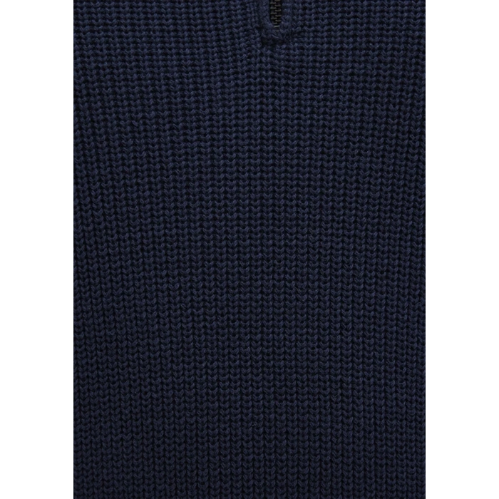 Mavi 0710268 Yarim Fermuarli Erkek Triko - Lacivert