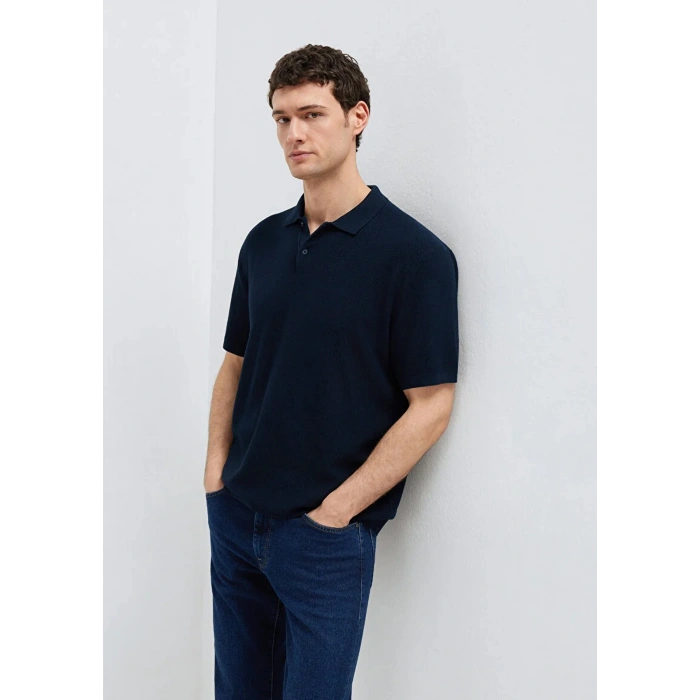 Mavi 0710397 Yakali Erkek Tshirt - Lacivert