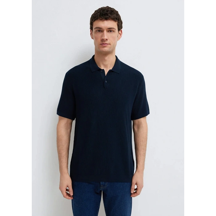 Mavi 0710397 Yakali Erkek Tshirt - Lacivert