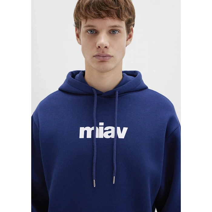 Mavi 0s10001 Kapsonlu Erkek Sweat - Lacivert