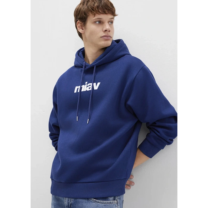 Mavi 0s10001 Kapsonlu Erkek Sweat - Lacivert