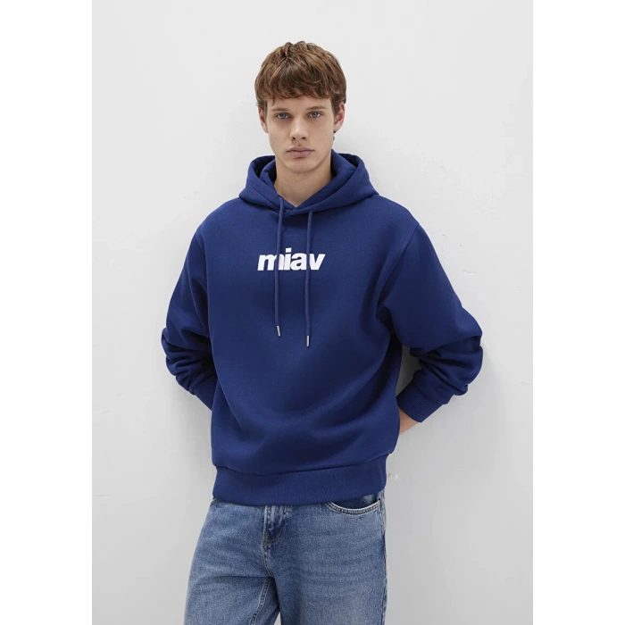 Mavi 0s10001 Kapsonlu Erkek Sweat - Lacivert