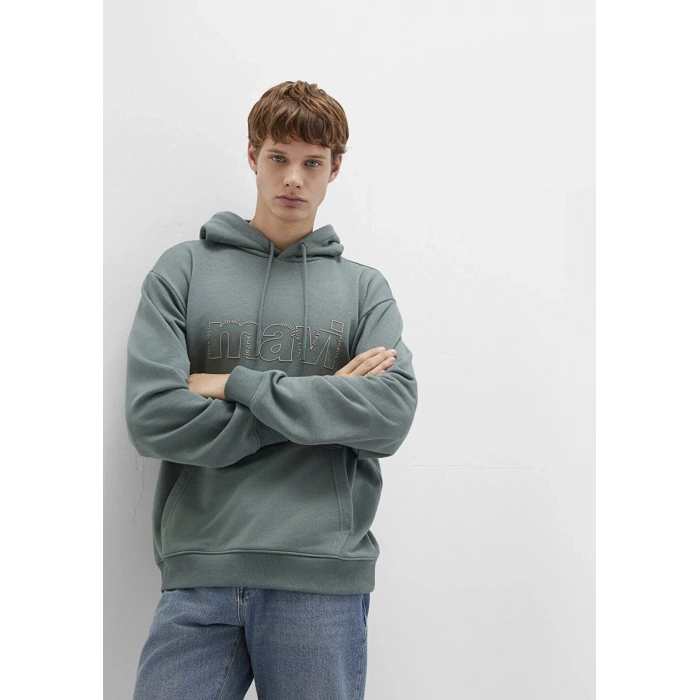 Mavi 0s10196 Kapsonlu Erkek Sweat - Haki