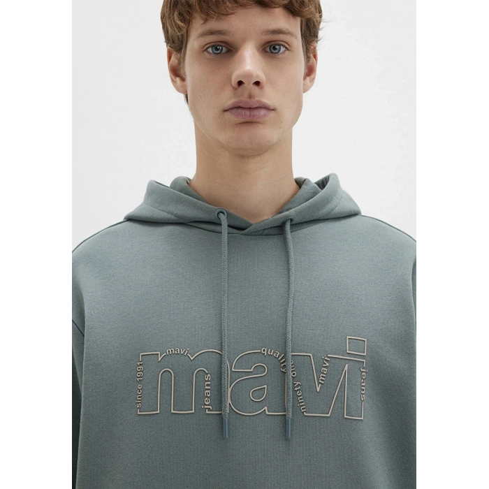 Mavi 0s10196 Kapsonlu Erkek Sweat - Haki